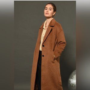 Bryce Brushed Oversized Coat